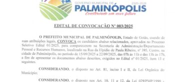 Edital de Convocação Nº 003/2025