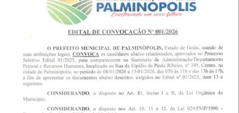 EDITAL DE CONVOCAÇÃO Nº 001/2026